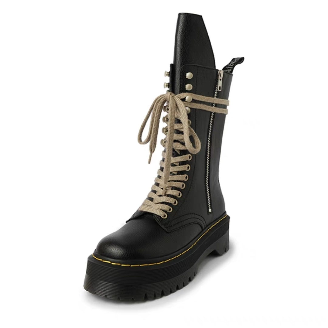 2025 Viral Chunky Combat Boots – Short & Tall Versions