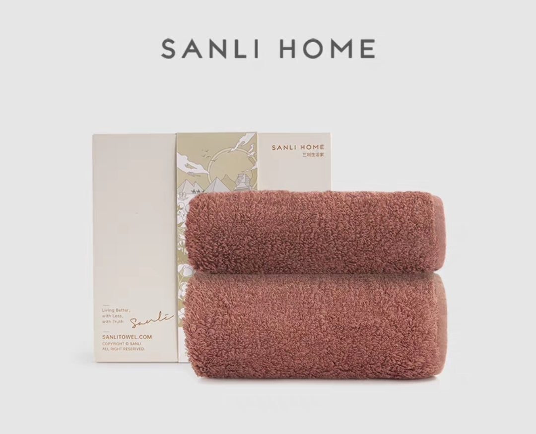 800G Thick Egyptian Cotton Bath Towel – Ultra-Absorbent, Baby-Safe, 100% Natural Cotton - 2-Piece Set