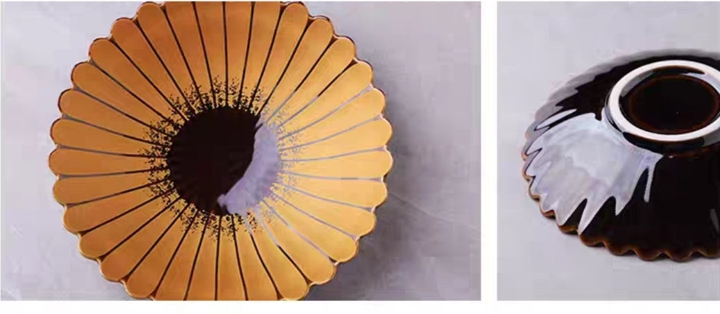 Front and back  design, of ceramic vintage plate