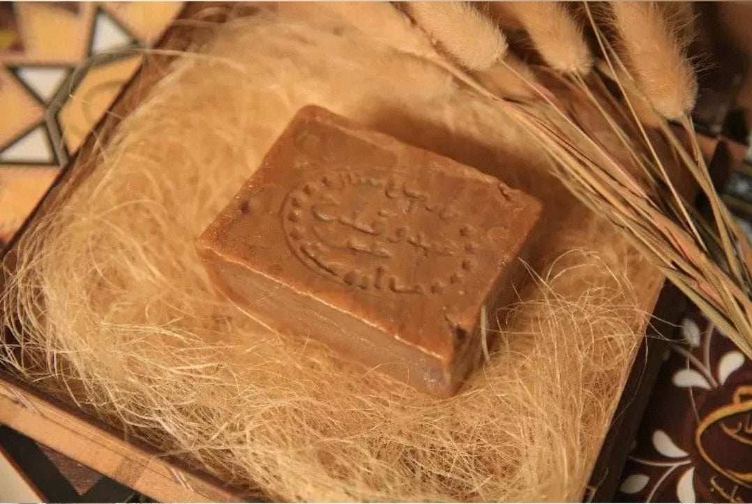 Handmade Authentic Aleppo soap made in Syria with 40% laurel oil and 60% olive oil.