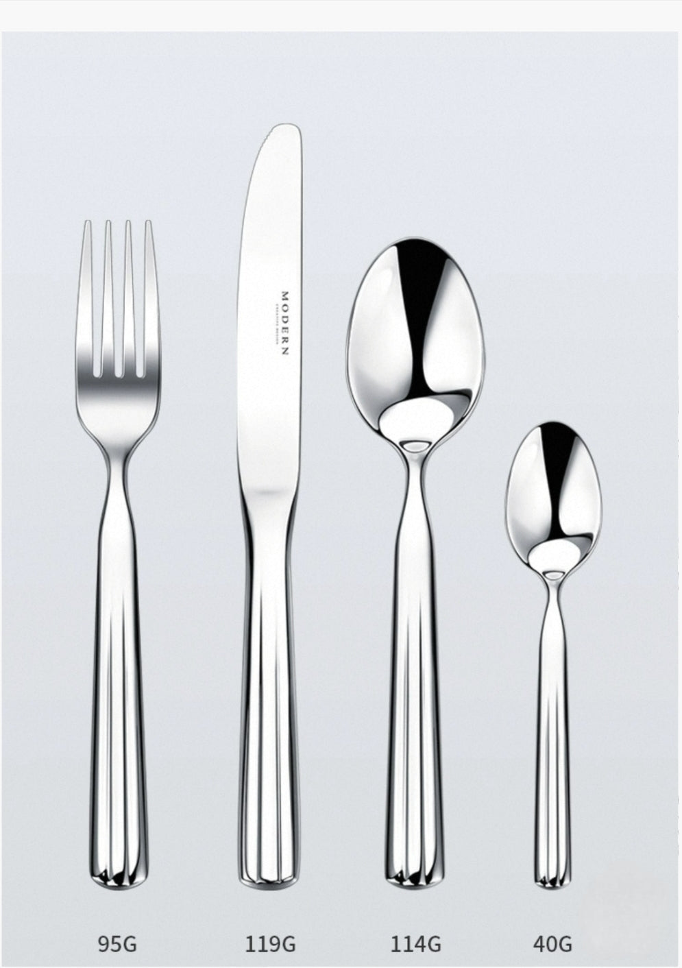 Luxury Egg Cutlery Set – 304 Stainless Steel Cutlery Set - 24/30/36 Pcs