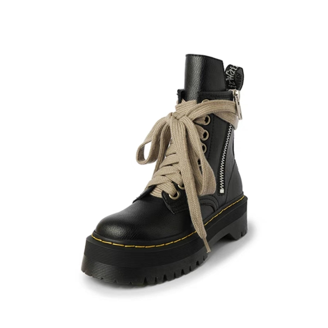 2025 Viral Chunky Combat Boots – Short & Tall Versions
