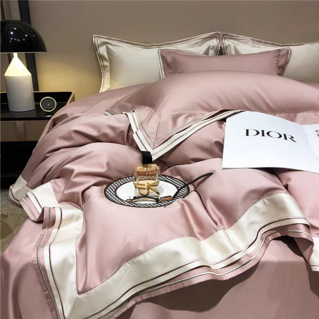 100% 100S lon staple cotton bedding set