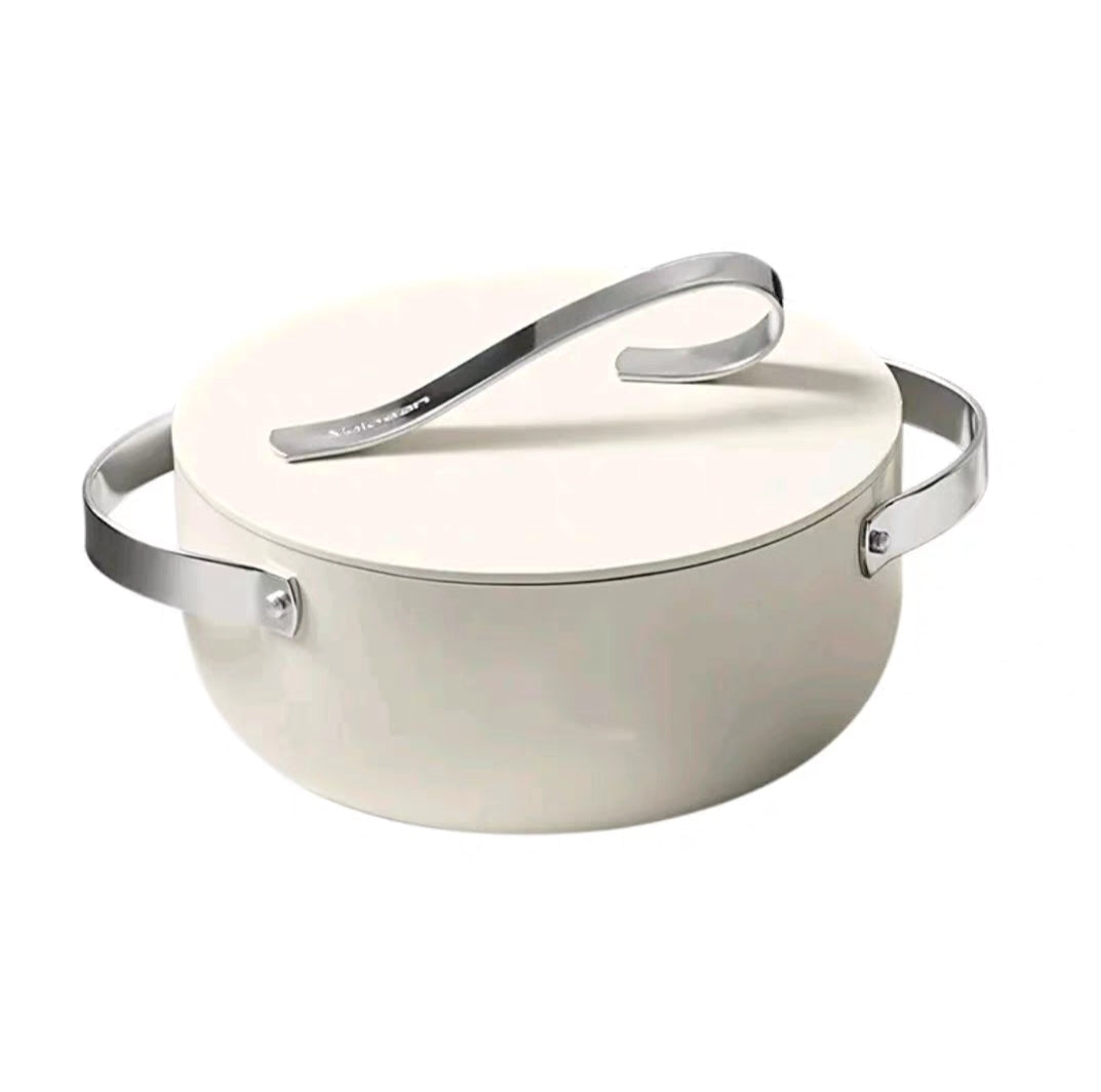 Non-Stick Modern Cooking Pots with Dome Lids – Heat-Resistant & Induction Ready