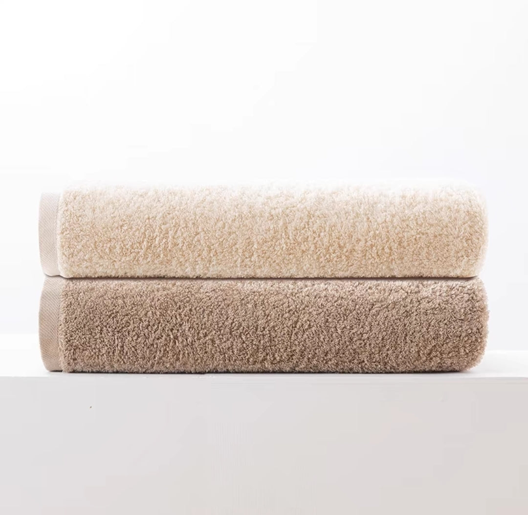 Premium 100% Class A Egyptian Long-Staple Cotton Bath Towel – Ultra Soft, High Absorbency, 2- piece Set - 80x160cm