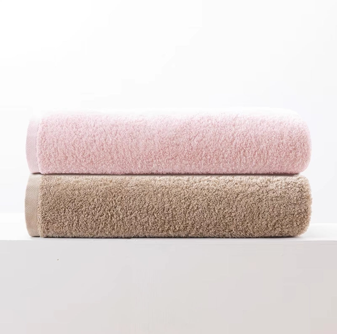 Premium 100% Class A Egyptian Long-Staple Cotton Bath Towel – Ultra Soft, High Absorbency, 2- piece Set - 80x160cm