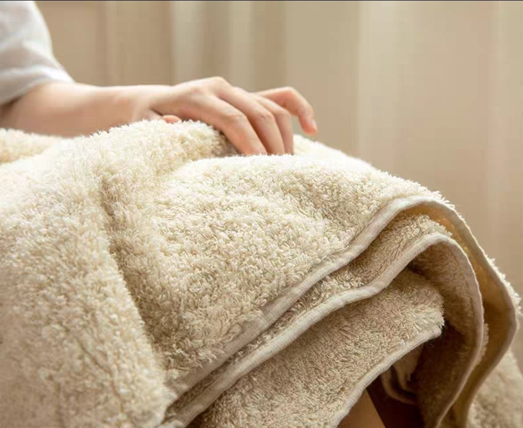 Premium 100% Class A Egyptian Long-Staple Cotton Bath Towel – Ultra Soft, High Absorbency, 2- piece Set - 80x160cm