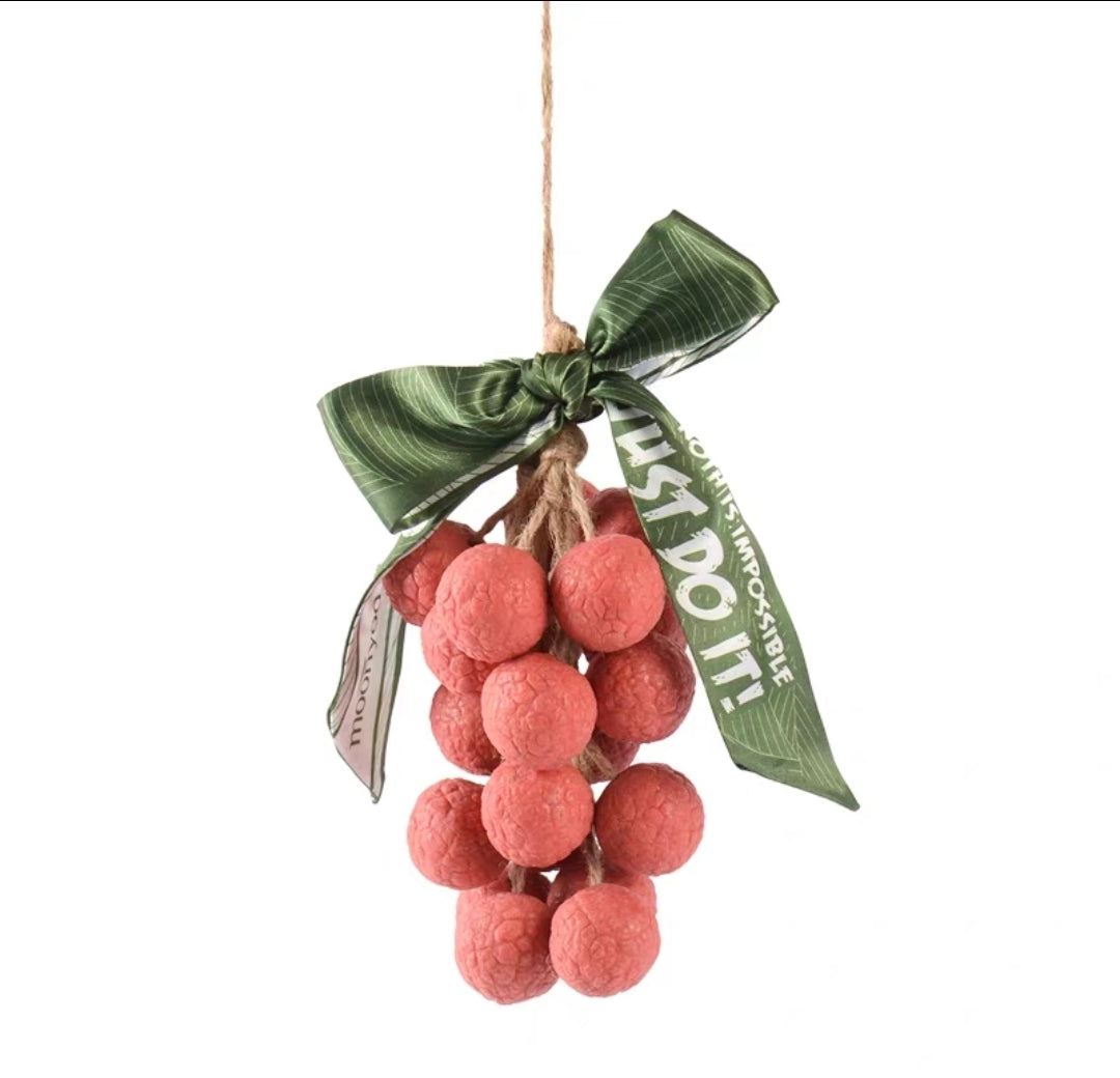 Lychee cluster scented soap ornament decorative soap for bath, drawer or wardrobe 