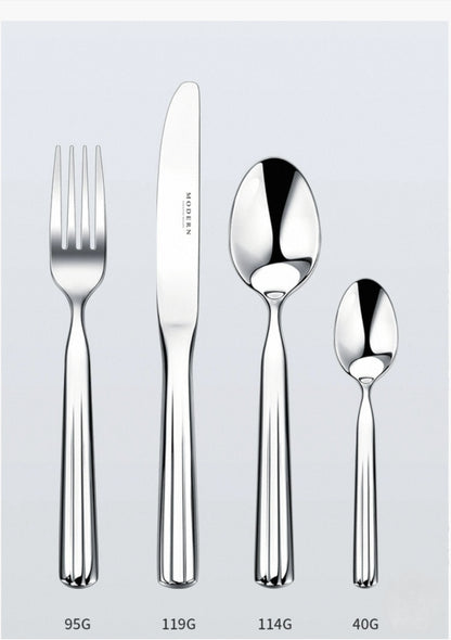 Luxury Egg Cutlery Set – 304 Stainless Steel Cutlery Set - 24/30/36 Pcs